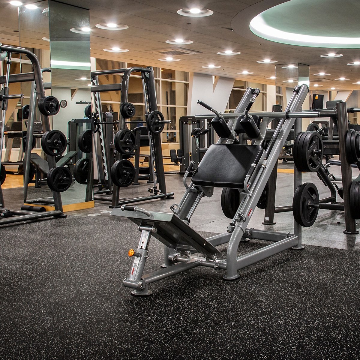 Piso de caucho para Gym 6 mm