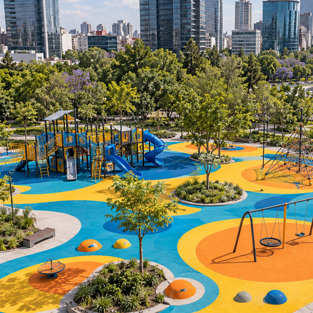 Piso EPDM para Playground