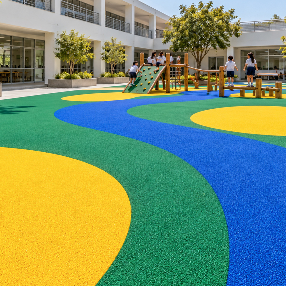 Piso EPDM para Playground