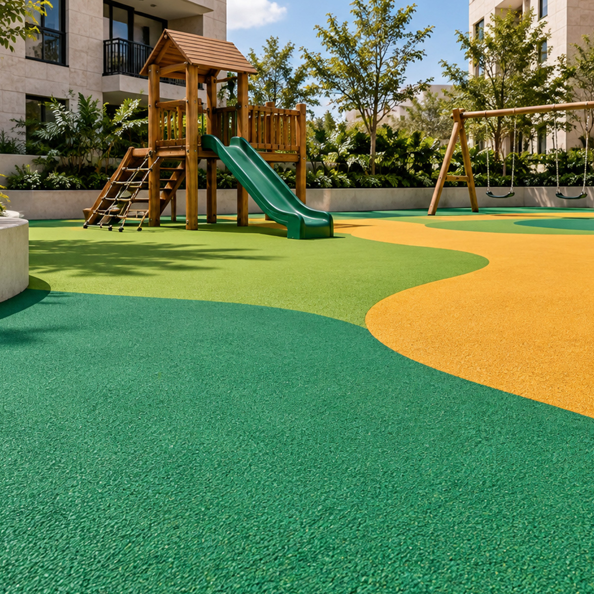 Piso EPDM para Playground