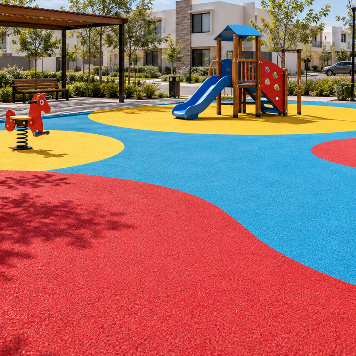 Piso EPDM para Playground al aire libre