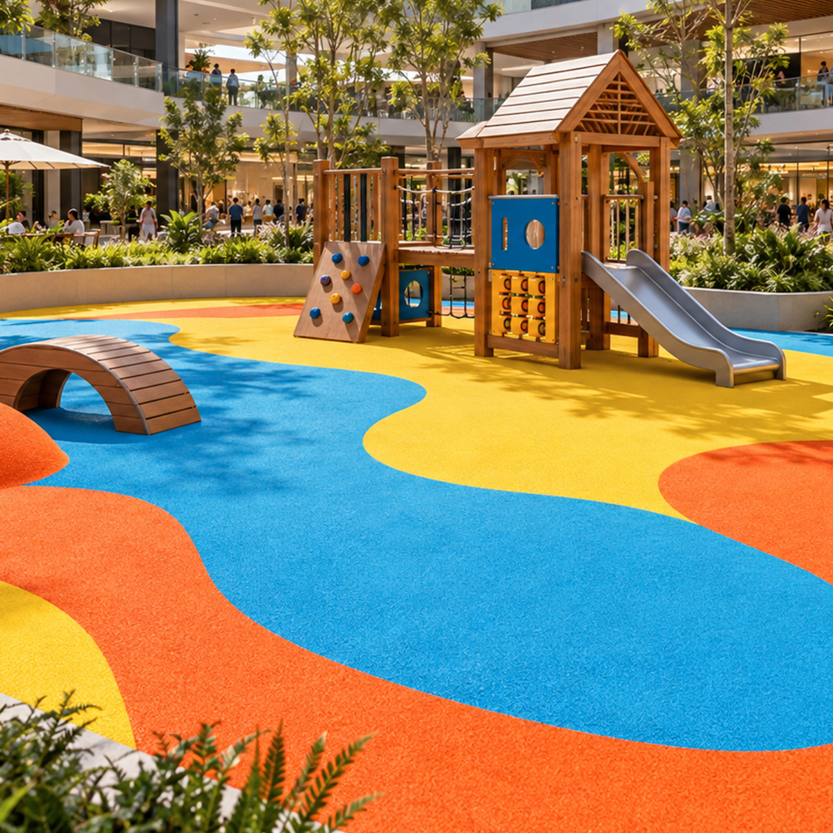 Instalamos Piso EPDM para Playground